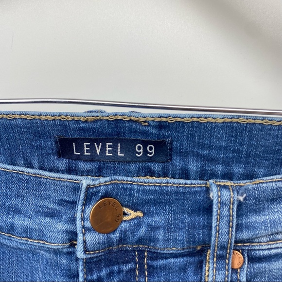 Anthropologie Level 99 Dark Wash Skinny Jeans Size 2 - Picture 3 of 7